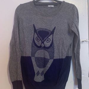Madewell owl sweater